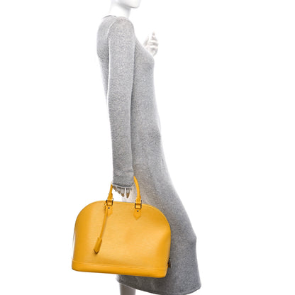 Louis Vuitton Epi Alma GM Citron 2 of 10
