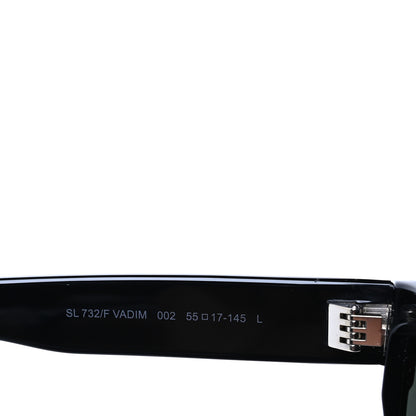 Saint Laurent Acetate Vadim Sunglasses SL 732/F Black Havana 5 of 8