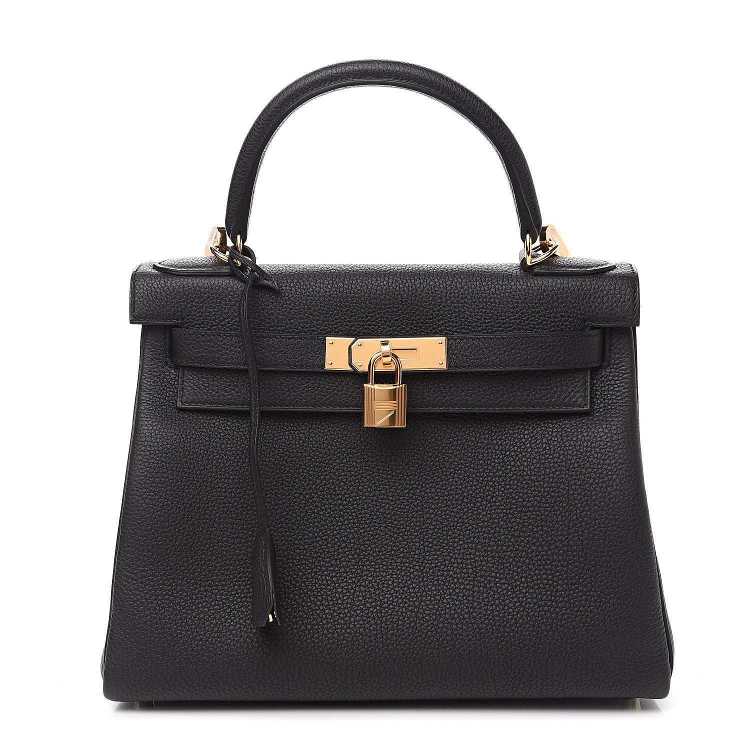 Hermes Togo Kelly Retourne 28 Black 1 of 9
