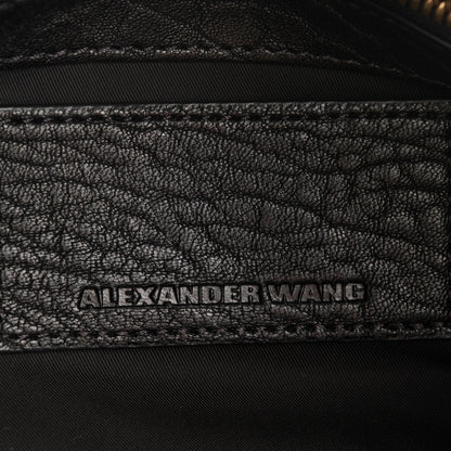 Alexander Wang Pebbled Lambskin Rocco Black Antique Brass Hardware 6 of 6