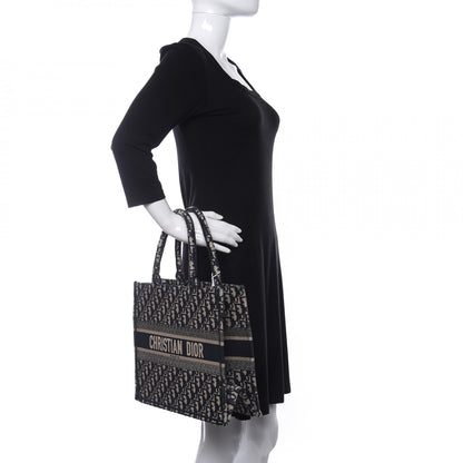 Christian Dior Oblique Medium Book Tote Blue Multicolor 2 of 9