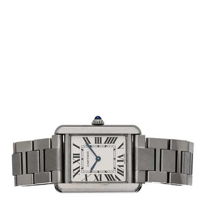 Cartier Stainless Steel 24mm Tank Solo Quartz Watch 2 of 5