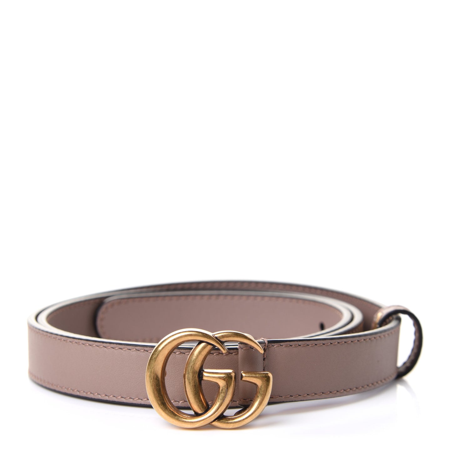 Calfskin Double G 20mm Belt 85 34 Porcelain Rose