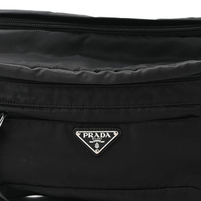 Prada Tessuto Nylon Studded Belt Bag Black 7 of 9