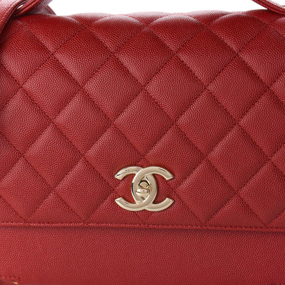 Chanel Caviar Quilted Large Business Affinity Flap Red 11 of 11