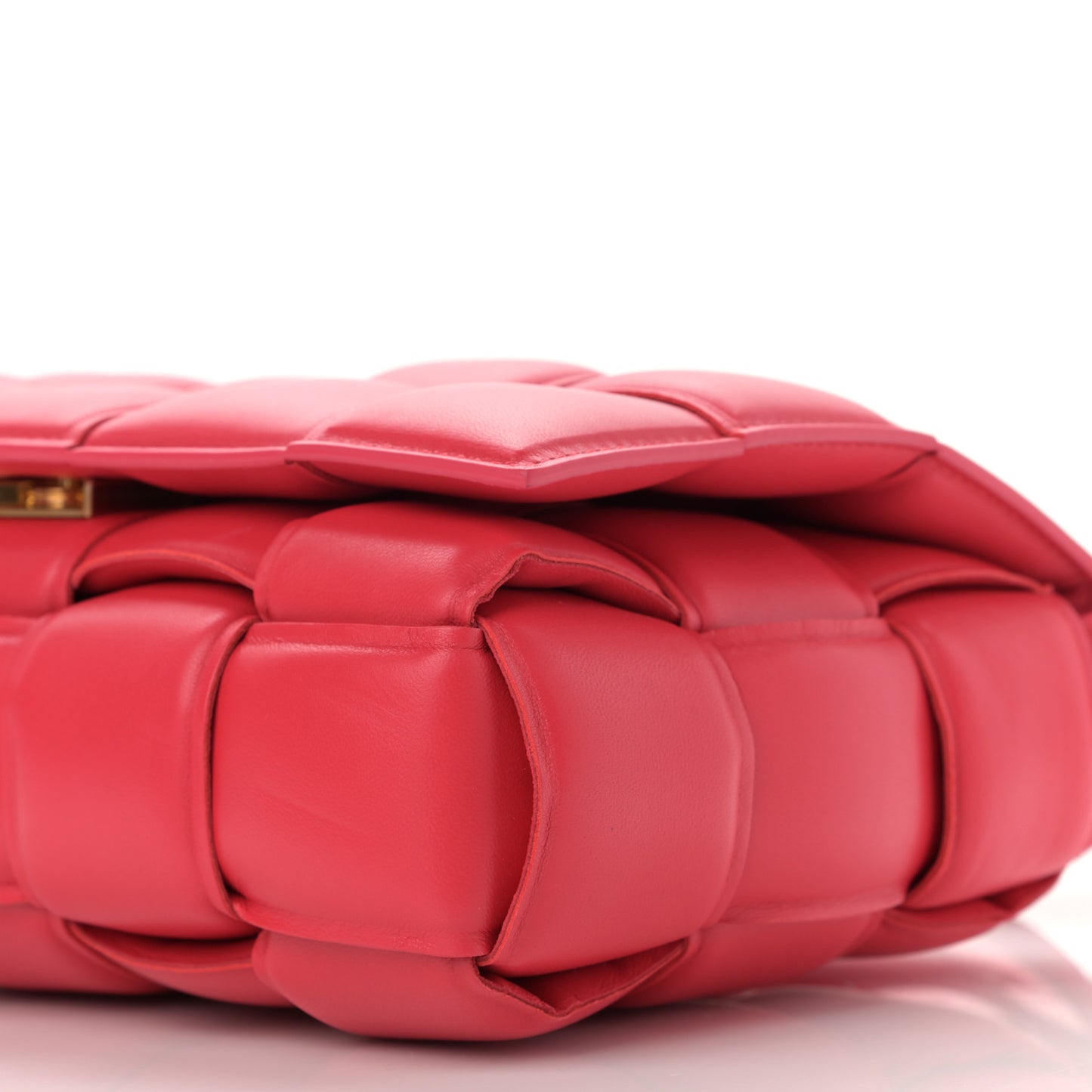 Nappa Maxi Intreccio Padded Cassette Crossbody Bag Firework
