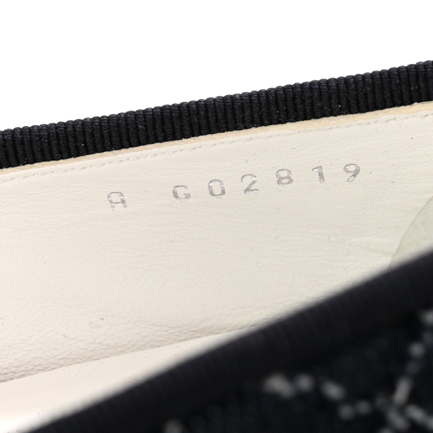 Chanel Denim Quilted Grosgrain Cap Toe Ballerina Flats 37 Dark Blue Black 8 of 9