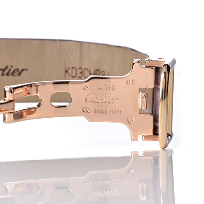 Cartier 18K Yellow Gold Alligator Diamond Bezel 27mm Captive De Cartier Quartz Watch Grey 6 of 8