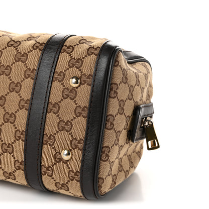 Gucci Monogram Small Boston Dark Brown 10 of 11