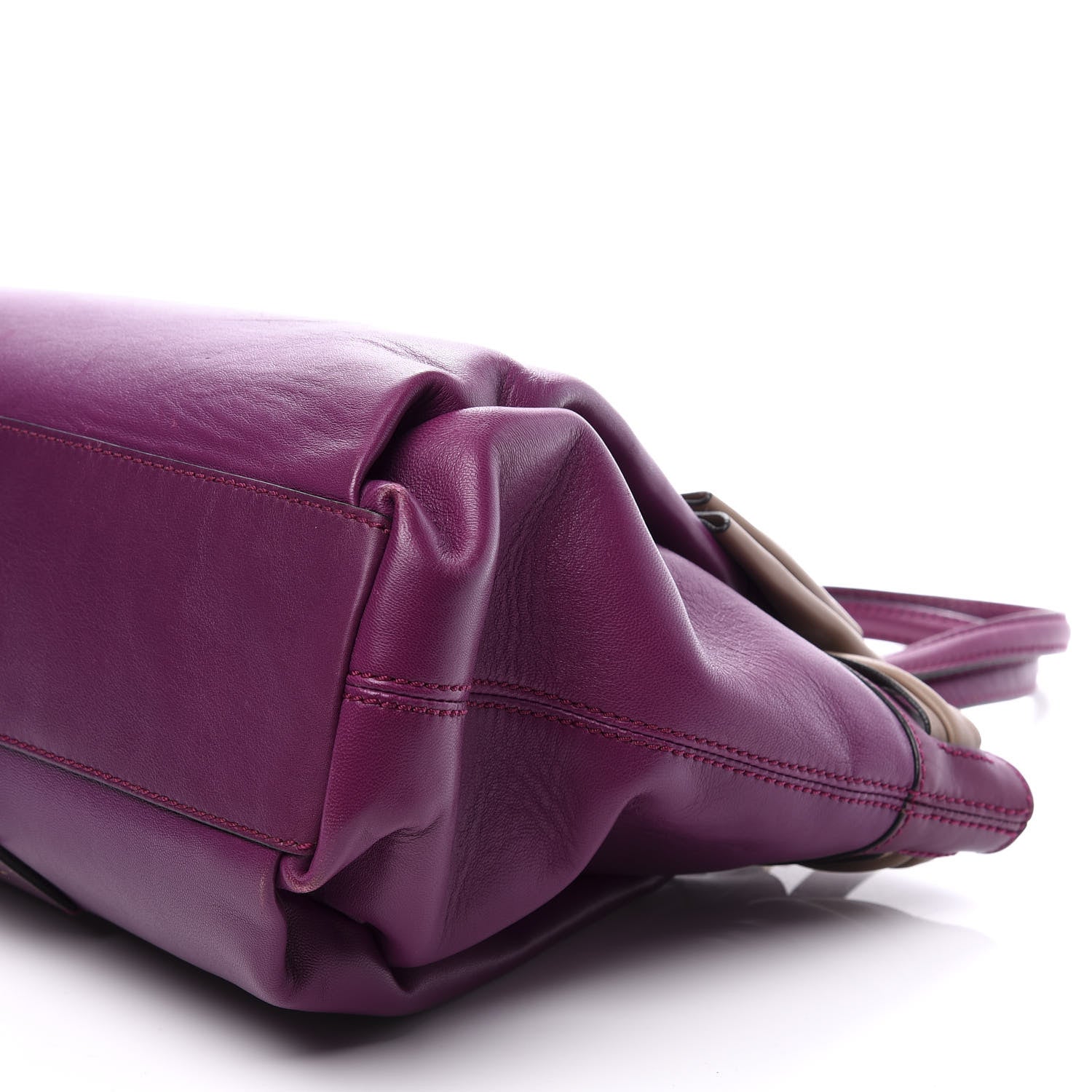 Valentino Garavani Nappa Large Aphrodite Bow Tote Purple Poudre 11 of 11
