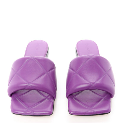 Bottega Veneta Nappa Quilted Rubber Lido Flat Sandals 36.5 Gumdrop 2 of 7