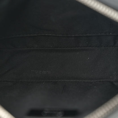 Fendi Shiny Glazed Fabric Vitello Cover FF 1974 Logo Medium Camera Case Black 5 of 12