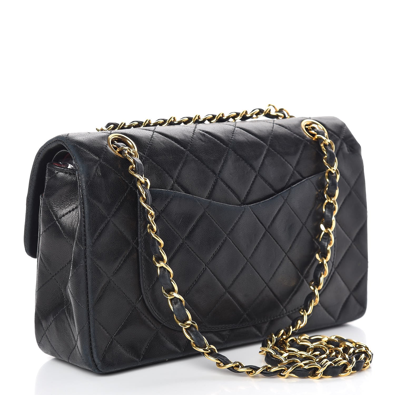 Chanel Lambskin Quilted Small Double Flap Black 4 of 23