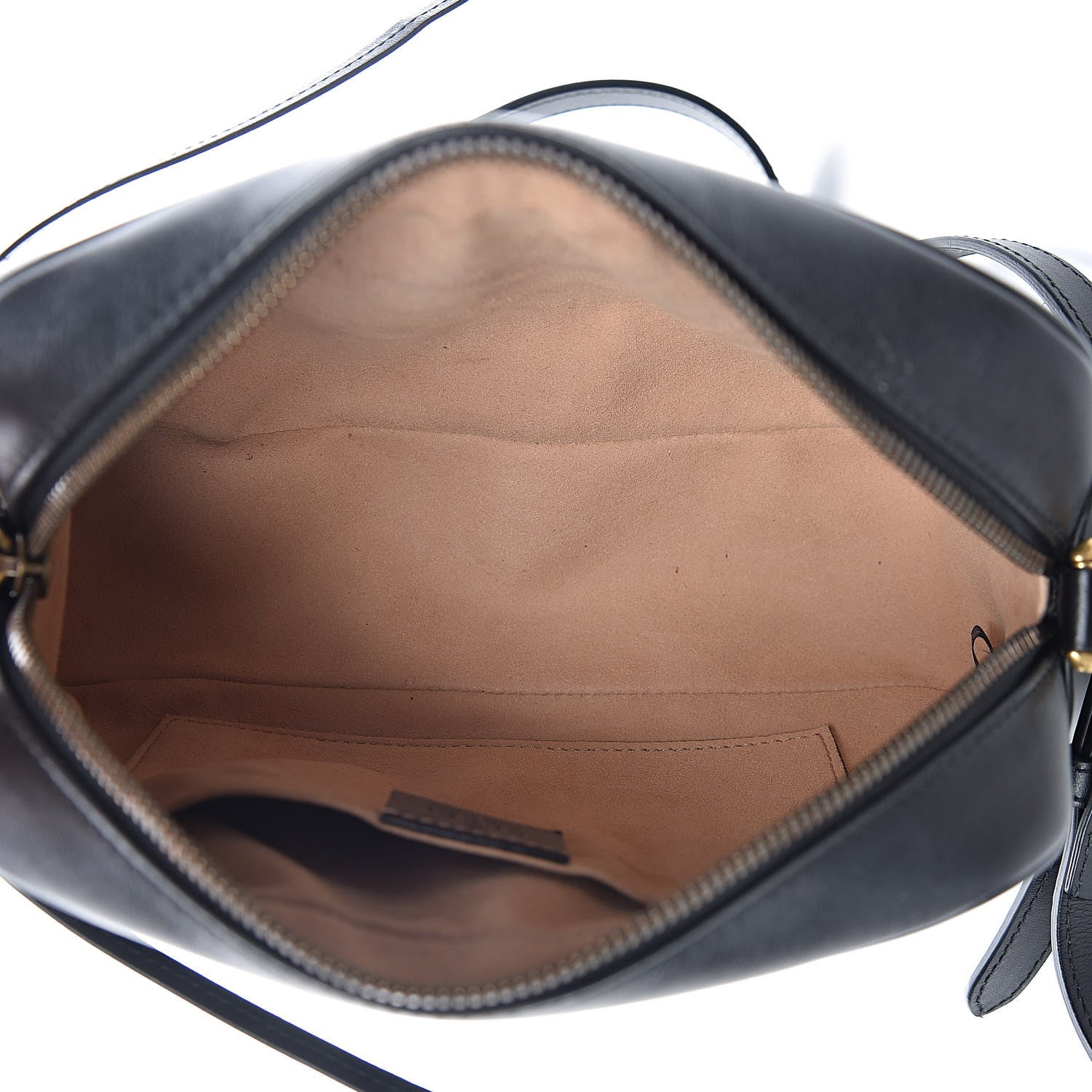Gucci Calfskin Matelasse Small GG Marmont Chain Shoulder Bag Black 7 of 14