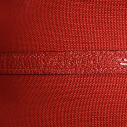 Hermes Negonda Garden Party 30 MM Rouge Casaque 6 of 12