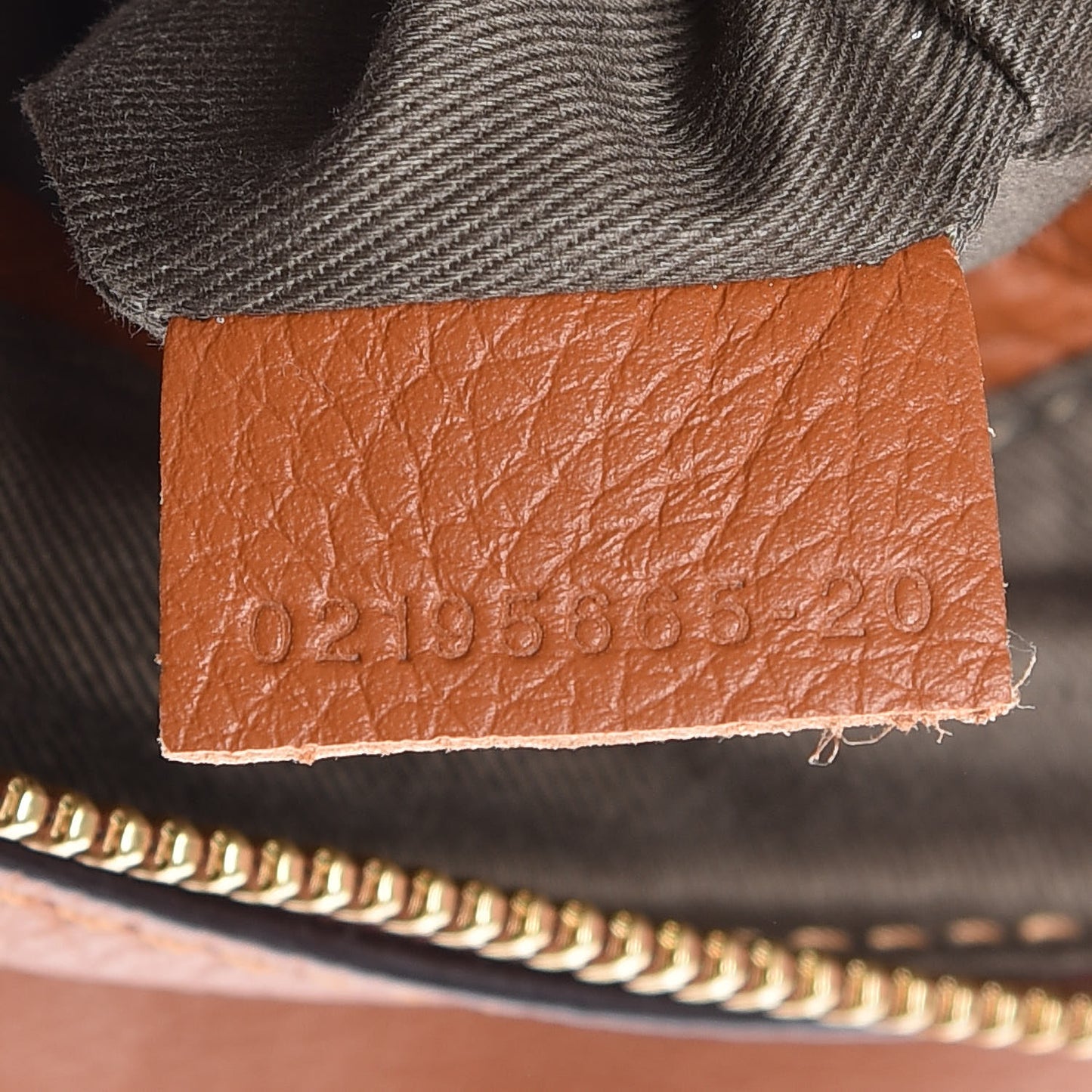 Calfskin Medium Marcie Satchel Tan