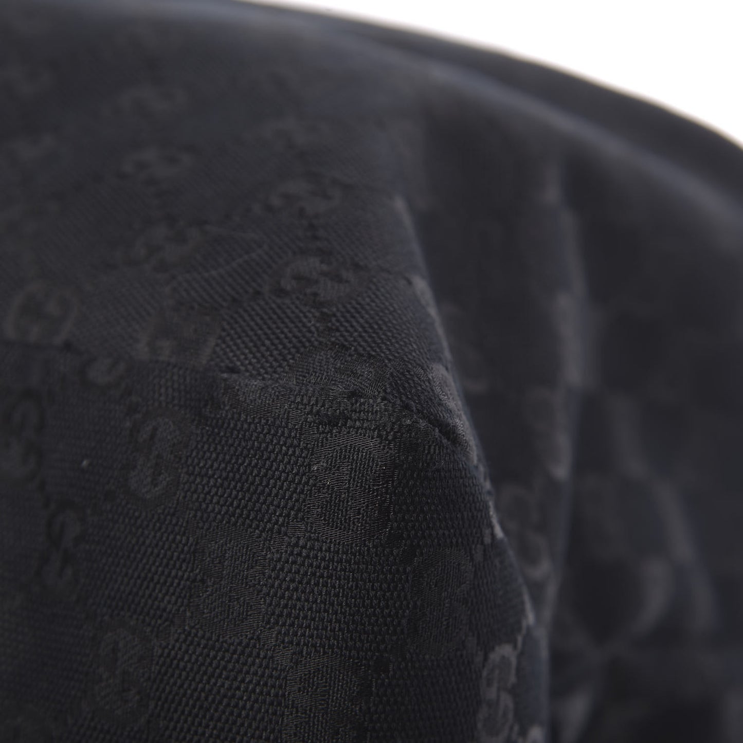 Monogram Large Zebra Horsebit Chain Hobo Black