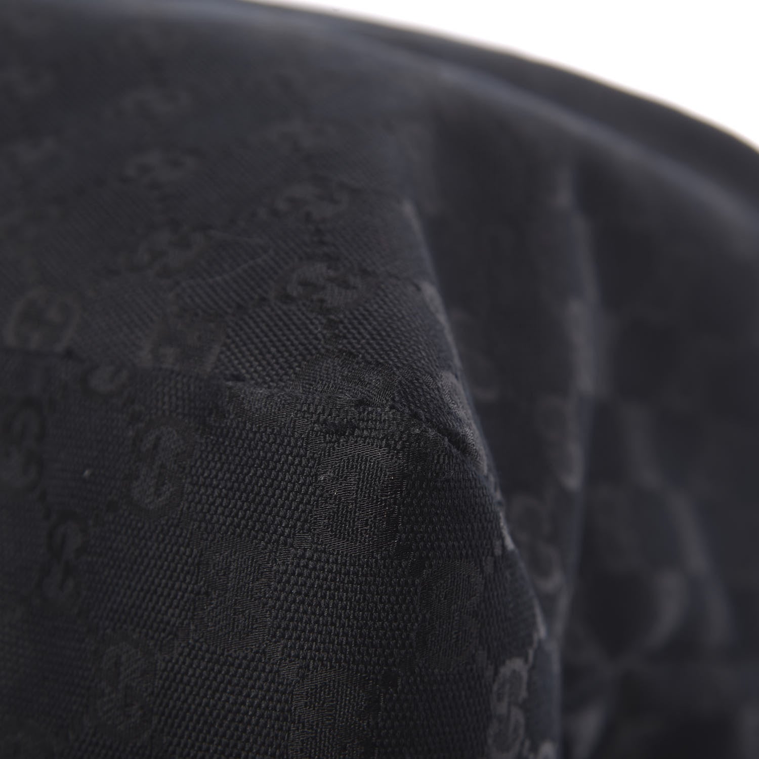 Gucci Monogram Large Zebra Horsebit Chain Hobo Black 15 of 17
