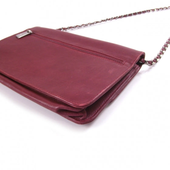 Wallet On Chain Cross Body Flap Bag