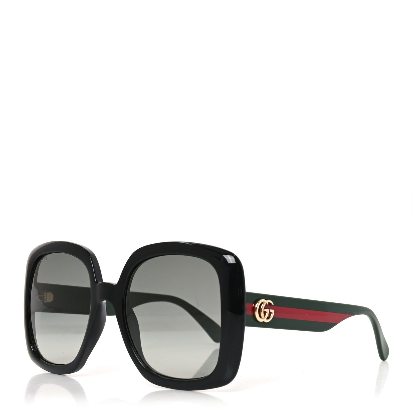 Acetate Square GG Web Sunglasses GG0713S Black