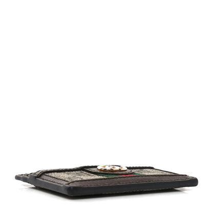 Gucci GG Supreme Monogram Ophidia Card Holder Brown 6 of 12