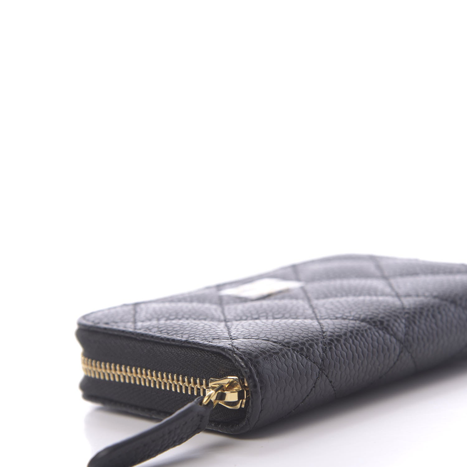 Chanel Caviar Quilted Zip Coin Purse Black 8 of 11