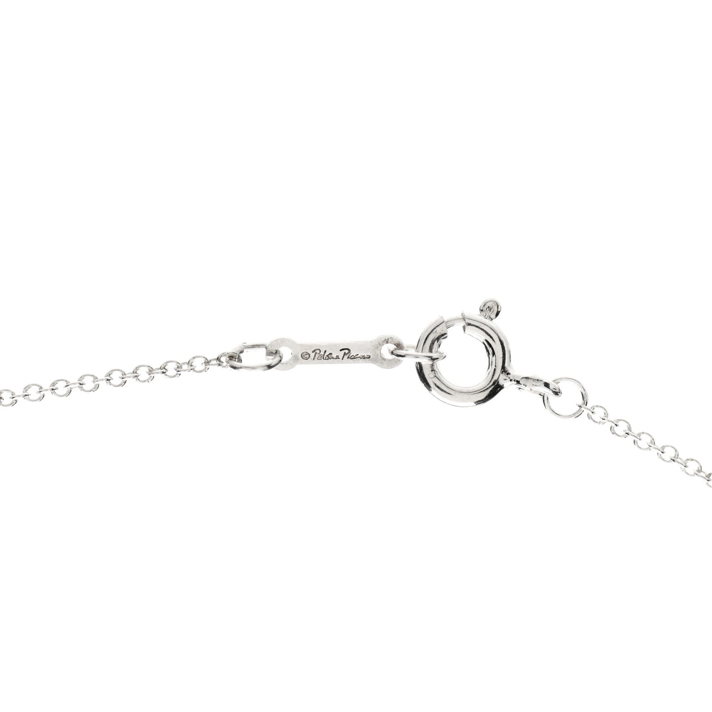 Sterling Silver Paloma Picasso Olive Leaf Pendant Necklace