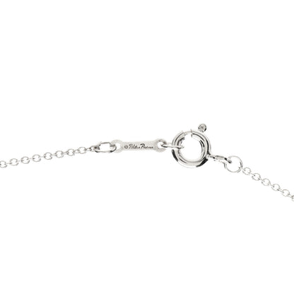 Tiffany Sterling Silver Paloma Picasso Olive Leaf Pendant Necklace 4 of 5