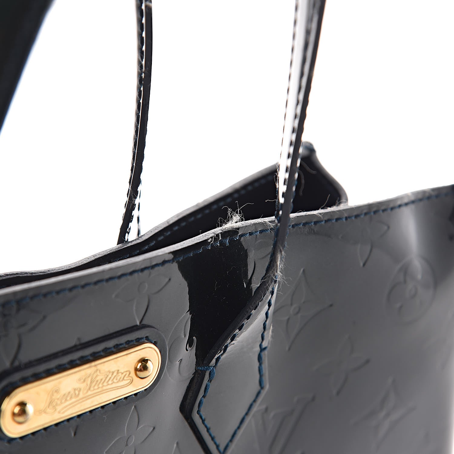 Louis Vuitton Vernis Wilshire PM Blue Nuit 9 of 13