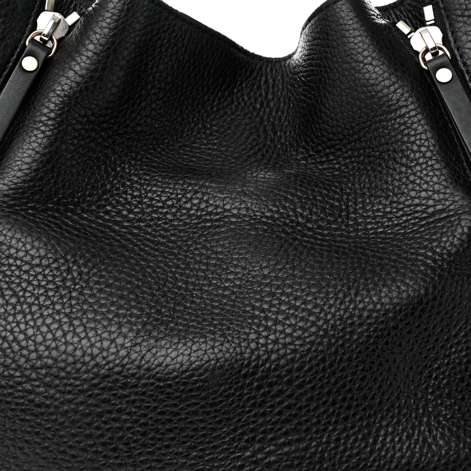 Burberry Grainy Calfskin House Check Medium Maidstone Black 9 of 17