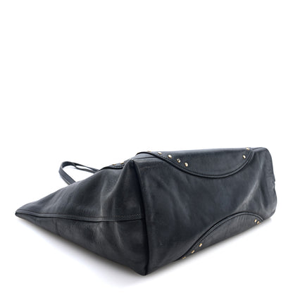 Chloe Calfskin Studded Isa Tote Black 3 of 10
