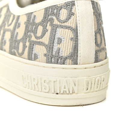 Christian Dior Canvas Oblique Walk'N'Dior Low Top Sneakers 37 Grey Stone 12 of 18