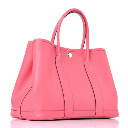 Hermes Epsom Garden Party 30 TPM Rose Azalee 3 of 8