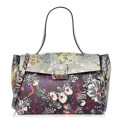 Valentino Garavani Calfskin Garden Couture Printed Small Mime Top Handle Bag Multicolor 1 of 13