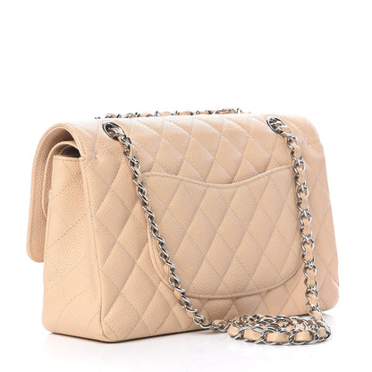 Chanel Caviar Quilted Medium Double Flap Beige Clair 4 of 16
