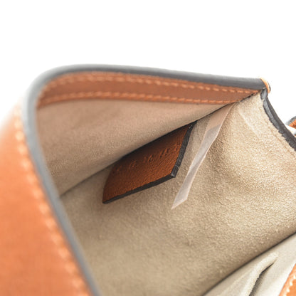 Chloe Calfskin Suede Small Nile Bracelet Bag Caramel 9 of 14