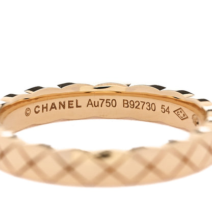 Chanel 18K Yellow Gold Mini Coco Crush Ring 54 6.75 4 of 5