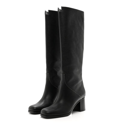 Hermes Epsom Foulee 60 Boots 36 Black 3 of 8
