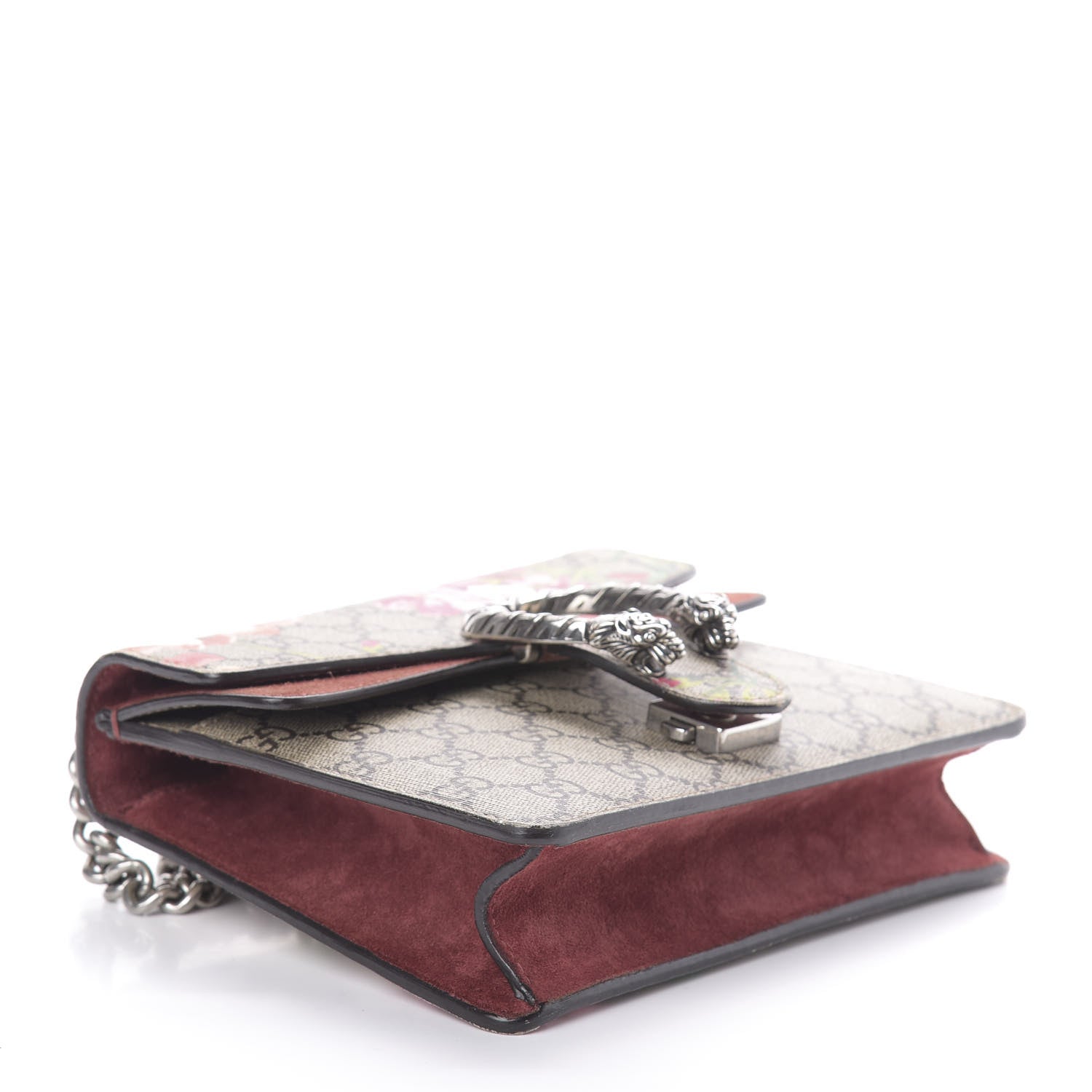 Gucci GG Supreme Monogram Blooms Mini Dionysus Shoulder Bag Beige Multicolor Dry Rose 4 of 8