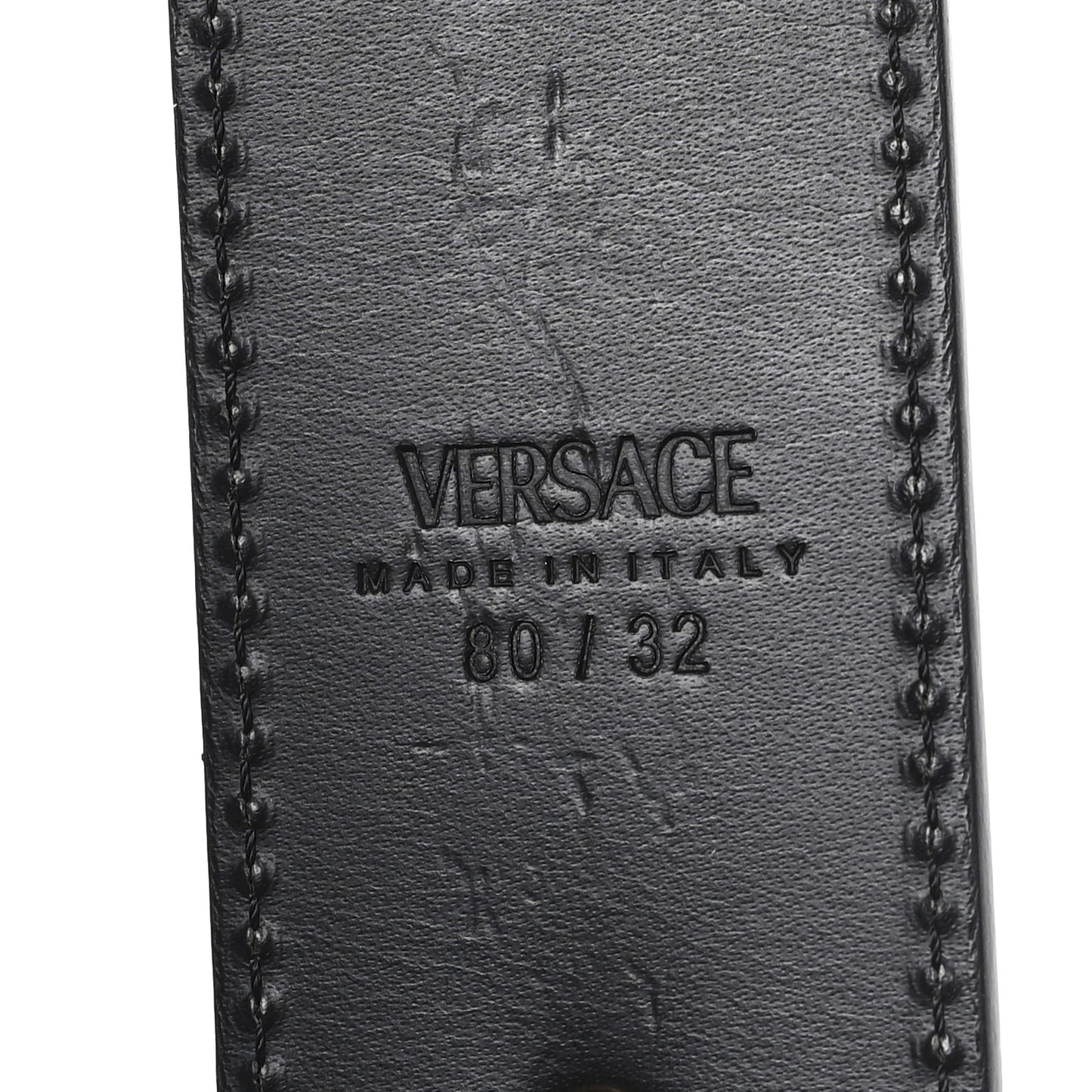 Calfskin La Medusa Belt 80 32 Black