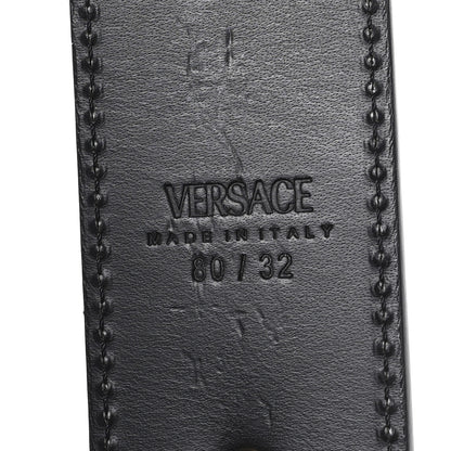 Versace Calfskin La Medusa Belt 80 32 Black 3 of 4