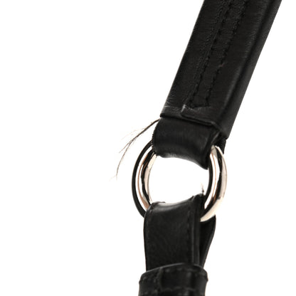 Prada Tessuto Nylon Vitello Shoulder Bag Black 12 of 12
