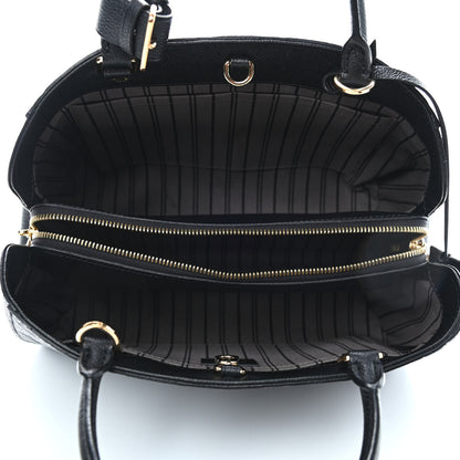 Louis Vuitton Empreinte Montaigne MM Black 4 of 7