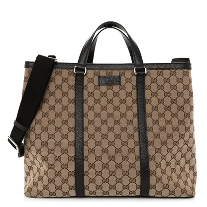 Gucci GG Monogram Large Joy Tote Bag Dark Brown 1 of 10
