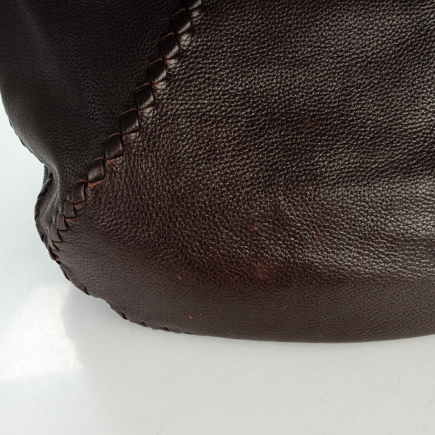 Cervo Deerskin Large Hobo Ebano