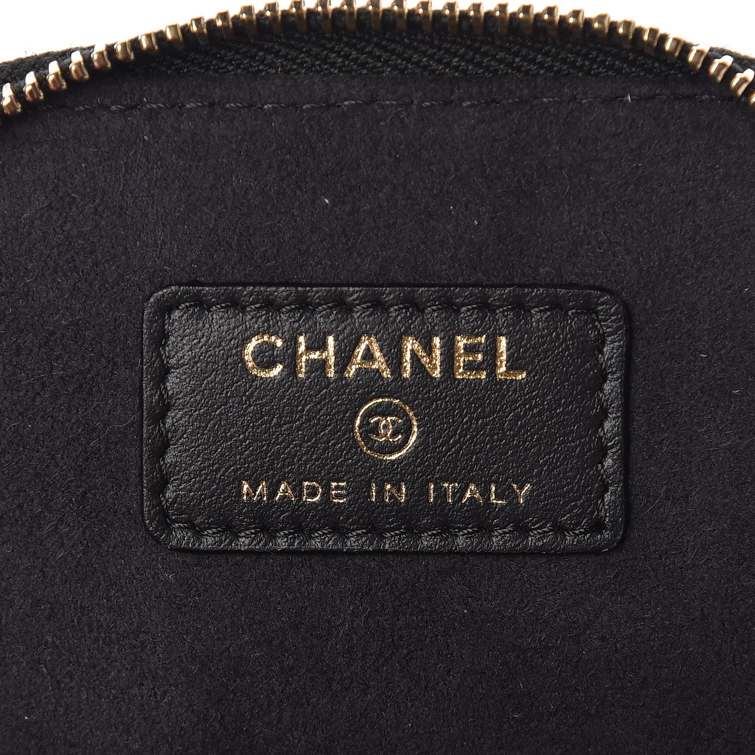 Chanel Caviar Quilted Jewelry Travel Case Black 6 of 8