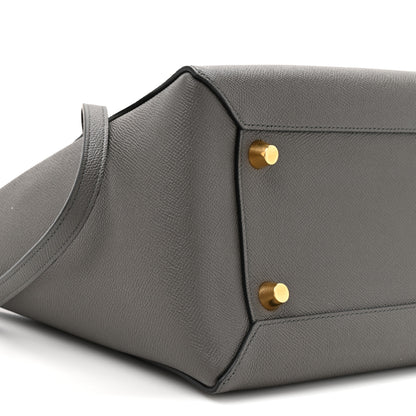 Celine Grained Calfskin Mini Belt Bag Grey 10 of 13