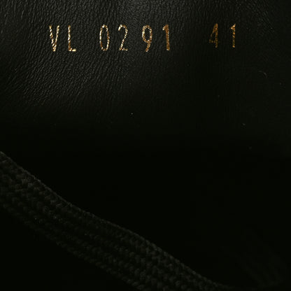 Louis Vuitton Suede Monogram Run Away Sneakers 41 Black 7 of 9