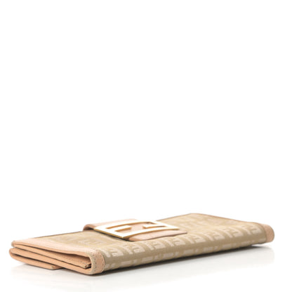 Fendi Zucchino Forever Continental Wallet Beige 4 of 15