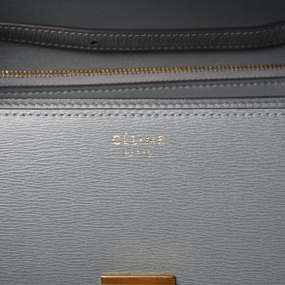 Celine Liege Calfskin Medium Classic Box Flap Bag Storm 6 of 10